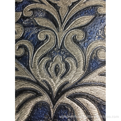106cm Damask PVC Wallpaper Decoration 3D Wall Paper
